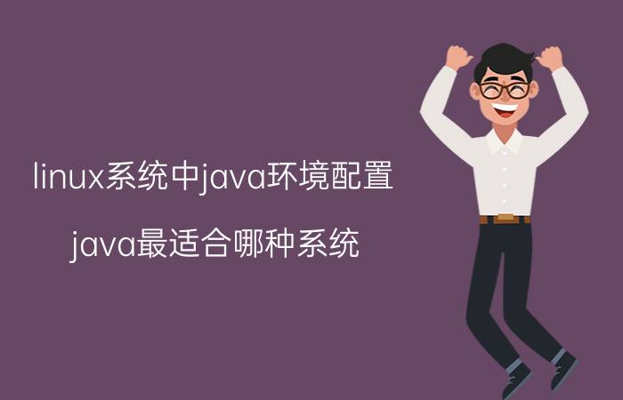 linux系统中java环境配置 java最适合哪种系统？